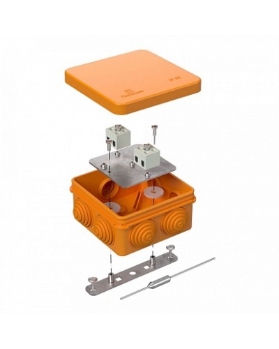 Коробка огнестойкая для о/п 40-0210-FR2.5-4-П Е15-Е120 с термопредохранителем 80х80х40 Промрукав в Махачкале Огнестойкие кабельные линии Pintop.ru