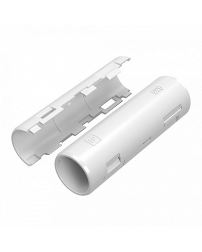 Муфта разборная d20 мм белая (70шт/840шт уп/кор) Промрукав (PR13.0418) в Махачкале Повороты, муфты, тройники Pintop.ru