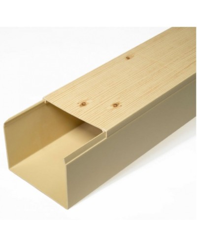 Кабель-канал сосна 2-й замок 80х60 (18м/уп) Промрукав (PR.025452) в Махачкале Кабель-канал Pintop.ru