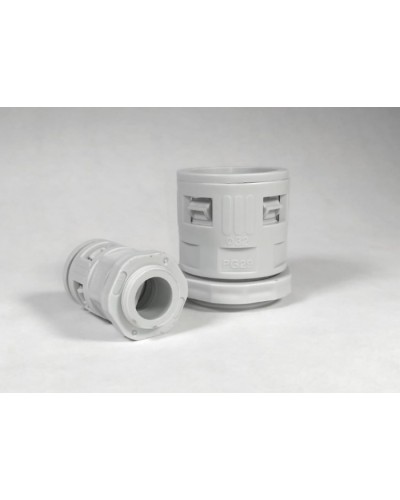 Муфта вводная для гофрированных труб серая ВМ-ГТ-20 Промрукав (PR08.3269) в Махачкале Повороты, муфты, тройники Pintop.ru