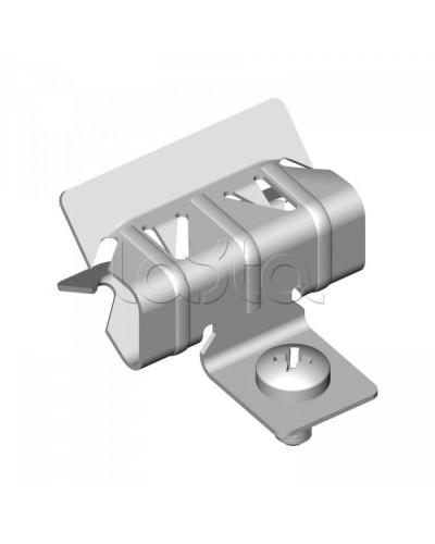 Зажим балочный 15-20 мм с отгибом и винтом М6х9 Промрукав (PR08.5848) в Махачкале Аксессуары для лотков Pintop.ru
