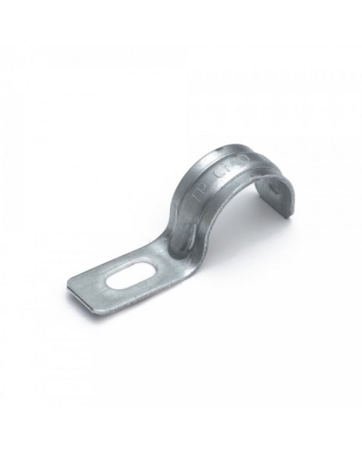Скоба металлическая однолапковая усиленная противопожарная СМОУ d19-20 мм (100 шт/уп) Промрукав (PR13.02401) в Махачкале Держатели, клипсы, скобы Pintop.ru