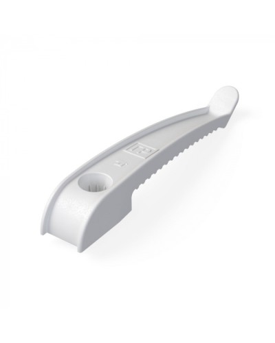 Держатель кабеля односторонний для прямого монтажа в гофроящике белый (200 шт/кор) Промрукав (PR13.0489) в Махачкале Аксессуары для кабель-канала Pintop.ru