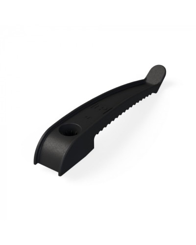 Держатель кабеля односторонний для прямого монтажа в гофроящике черный (200 шт/кор) Промрукав (PR13.0491) в Махачкале Аксессуары для кабель-канала Pintop.ru