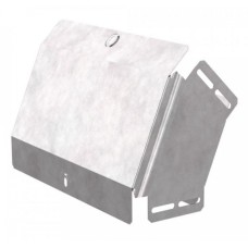 Угол вертикальный внешний 45 градусов с крышкой Стандарт 300х100 Промрукав (PR16.0560)