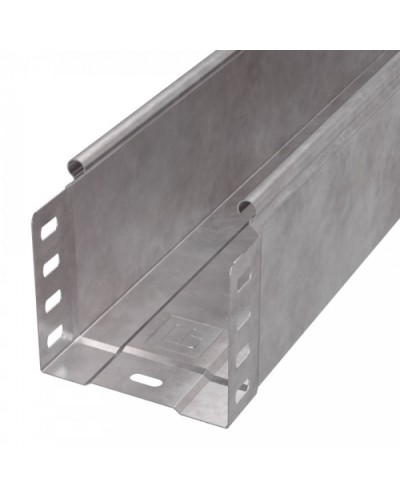 Лоток неперфорированный Стандарт HDZ 100х100х3000 (0,7 мм) (6 м/уп) Промрукав (PR16.1204) в Махачкале Кабельные лотки Pintop.ru