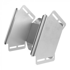 Угол вертикальный внешний 90 градусов Стандарт INOX (AISI 304) 200х100 Промрукав (PR16.2996)