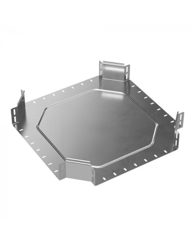 Ответвитель Х-образный Стандарт INOX (AISI 304) 400х100 Промрукав (PR16.3186) в Махачкале Аксессуары для лотков Pintop.ru