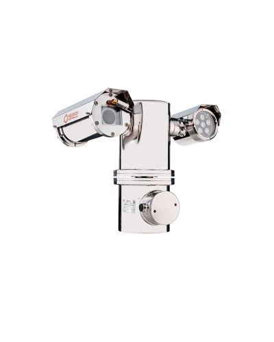 Взрывозащищенный термокожух на поворотной платформе для IP видеокамеры с ИК подсветкой Релион-PTZ-Exd-Н-В-ИК-СО 48В в Махачкале Системы видеонаблюдения Pintop.ru