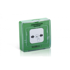 Устройство дистанционного пуска адресное Рубеж УДП 513-11-R3 "ПОЖАРНЫЙ ВЫХОД", цвет зеленый