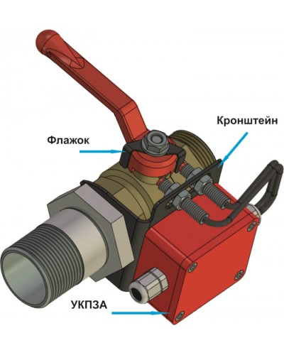 Кронштейн КШ-32-46-И (для УКПЗА v1, v2) Спецавтоматика в Махачкале Дополнительное оборудование пожаротушения Pintop.ru