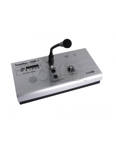 Пульт звукового вещания одноканальный ТРОМБОН-ПЗВ-1 в Махачкале Система оповещения и трансляции Pintop.ru