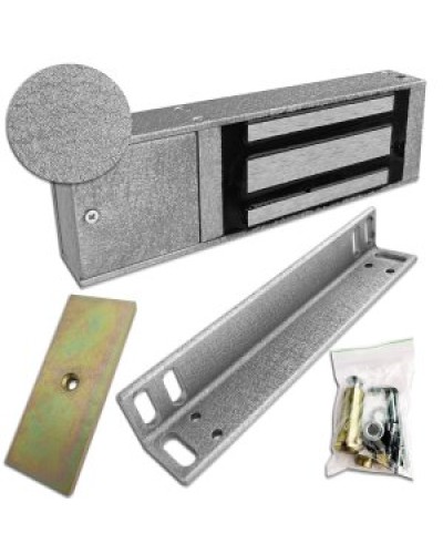 Замок электромагнитный Цифрал-250 ML ЦФРЛ.677100.002-02 серебристый шелк в Махачкале Электромагнитные замки Pintop.ru