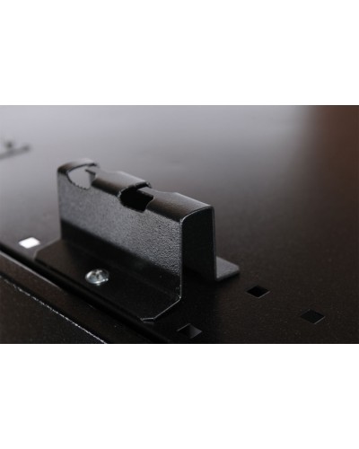 Комплект кронштейна для крепления лотка 400 мм к крыше шкафа ШТК-СП ЦМО КЛГ-400-9005 в Махачкале Аксессуары для стоек и шкафов Pintop.ru