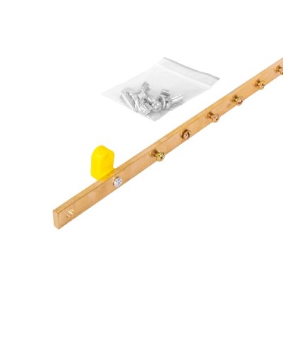 Панель заземления вертикальная ЦМО ПЗ-1000.200А в Махачкале Аксессуары для стоек и шкафов Pintop.ru