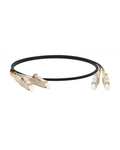 Патч-корд волоконно-оптический (шнур) MM 50/125, FC-LC, 2.0 мм, duplex, LSZH, 2 м Hyperline FC-D2-50-FC/PR-LC/PR-H-2M-LSZH-BK в Махачкале Патч-корды оптические Pintop.ru