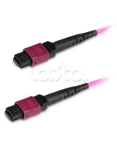 Патч-корд волоконно-оптический Hyperline FHD-MC3-503-MPOF12/PS-MPOF12/PS-B-20M-LSZH-AQ в Махачкале Патч-корды и пигтейлы Pintop.ru