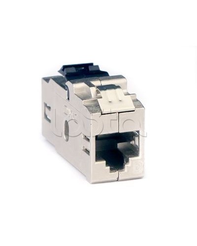 Модуль Keystone RJ45 CAT6 проходной экранированный, серебристый DKC RNK6FESL в Махачкале Модули Keystone Pintop.ru