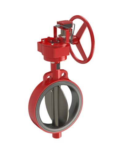 Затвордисковый с ручным приводом с контролем положения УКПЗА Спецавтоматика 3т 200/1,6(Р)-Ф.У3.1-АМК-200v1 в Махачкале Затворы дисковые Pintop.ru