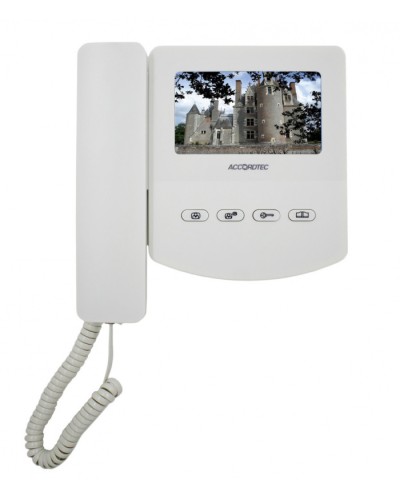 Домофон AccordTec AT-VD433C EXEL WHITE в Махачкале Многоабонентные системы Pintop.ru