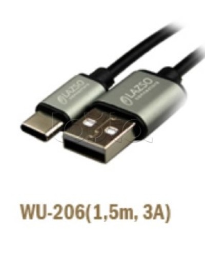 Кабель для передачи данных и зарядки LazsoWU-206(1,5m, 3А) в Махачкале Оборудование для видеонаблюдения Pintop.ru