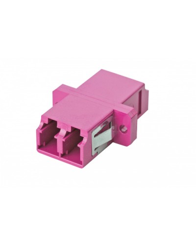 Адаптер OM4, LC дуплекс, с фланцами, пурпурный Eurolan (36A-40-2L-02MG) в Махачкале Проходные адаптеры Pintop.ru