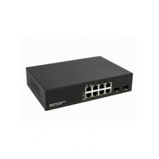 PoE коммутатор Gigabit Ethernet на 8 RJ45 + 2 SFP порта NST NS-SW-8G2G-P