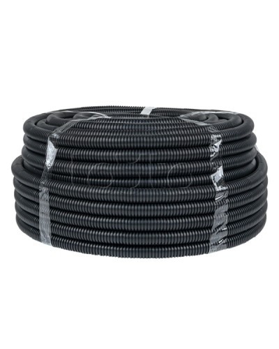 Труба гофр. негорючая безгалогеновая FRHF с протяжкой d25 мм (75 м) черная EKF-Plast (FRHF-25) в Махачкале Труба гофрированная Pintop.ru