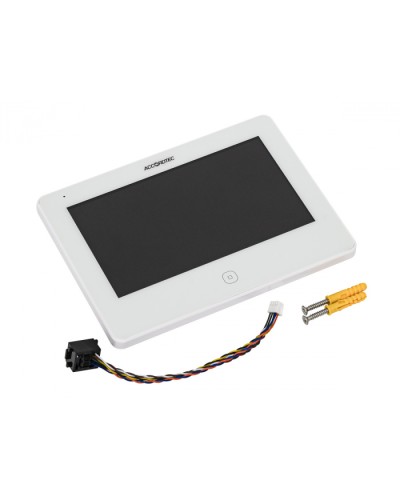 Монитор видеодомофон AccordTec AT-VD 770W WH в Махачкале Абонентские IP устройства Pintop.ru
