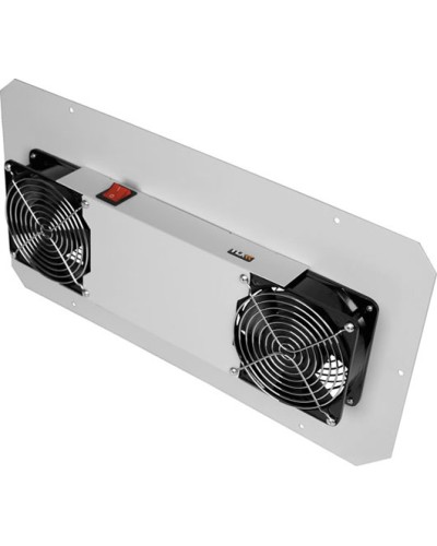 Панель вентиляционная с 2 вентиляторами TLK TLK-FAN2-GY в Махачкале Вентиляторные модули Pintop.ru