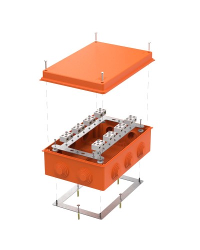 Коробка огнест. 260х175х90 (7 шт/кор) Промрукав (40-0330-FR6.0-4-16-Р) в Махачкале Распределительные коробки Pintop.ru
