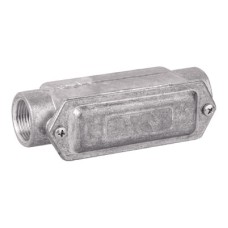 Коробка протяжная алюминиевая 2 ввода 180 градусов М40х1.5 IP55 171х62х71мм DKC (6030-40)