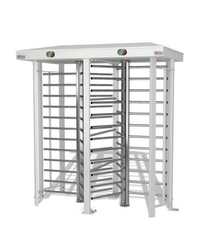 Турникет электромеханический сдвоенный полноростовой гибрид Oxgard Praktika Т-10-G Doublе Pass (ВЗР 2332-04) в Махачкале Турникеты Pintop.ru