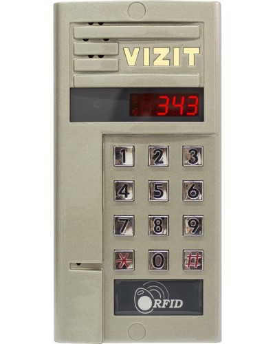 Блок вызова для совместной работы с БУД-302 VIZIT БВД-343F в Махачкале Блоки вызова многоабонентные Pintop.ru