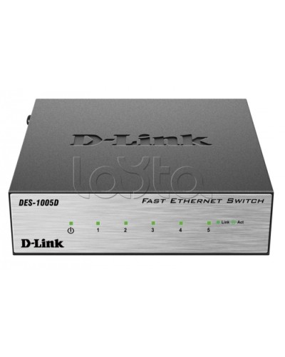Коммутатор 5-портовый D-Link DES-1005D/O2B в Махачкале Коммутаторы Pintop.ru