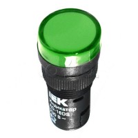 Лампа AD16DS(LED)матрица d16мм зеленый 24В AC/DCIEK (BLS10-ADDS-024-K06-16)