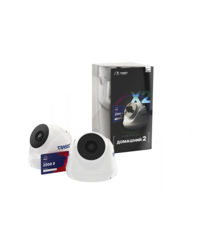 Комплект облачного видеонаблюдения TRASSIR Домашний 2 в Махачкале IP-камеры Pintop.ru