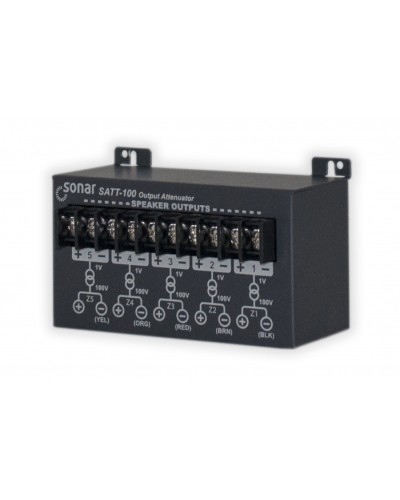 Блок аттенюаторов для настольныx усилителей Sonar SATT-100 в Махачкале Система оповещения и трансляции Sonar Pintop.ru