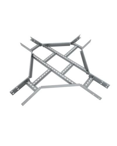 Х-разветвитель лестничный 100х500х1,5 мм Быстрый монтаж HD КМ-Профиль (LXDS100-500-1.5 HD) в Махачкале Аксессуары для лотков Pintop.ru
