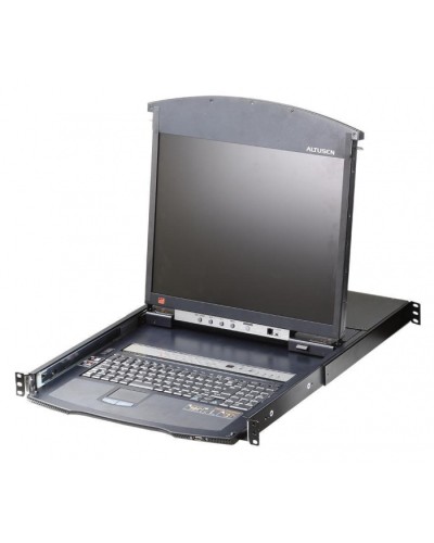 KVM консоль с переключателем ATEN KL1516AIN-AXA-RG в Махачкале Системы видеонаблюдения Pintop.ru