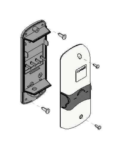 Корпус приемника DTA01 DTA02 DBS01 DBS02 Came 119RIR256 в Махачкале Запчасти для шлагбаумов и автоматики Pintop.ru