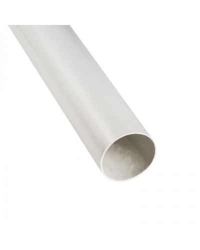 Труба ПНД гладкая тяжелая, цвет серый, диам 50мм (3м) Экопласт (23050-GR) в Махачкале Гладкая труба Pintop.ru