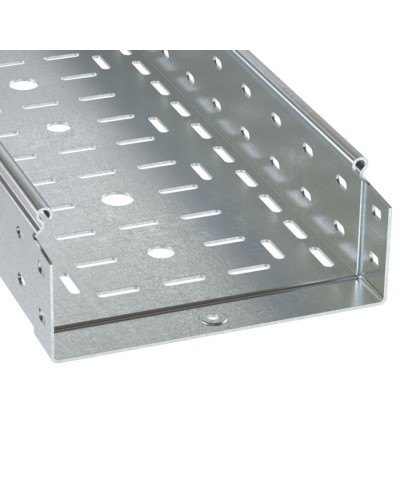 Лоток перфорированный 100х80 L3000 толщ.1,0 мм, горячеоцинкованный DKC (3530210HDZ) в Махачкале Кабельные лотки Pintop.ru
