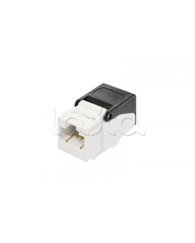 Модуль Keystone Jack RJ-45 категория 6 неэкранированный NIKOMAX NMC-KJUE2-NT-WT в Махачкале Модули Keystone Pintop.ru