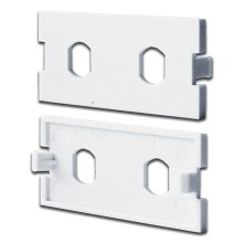 Вставка модульная под 2хST адаптера в розетку LAN-MB, белая LANMASTER LAN-MBP-2ST-WH