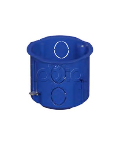 Коробка установочная для г/к D68x62мм с металл. лапками, межцентр 71мм, синий IP20 (1шт) Экопласт (44665-1) в Махачкале Распределительные коробки Pintop.ru