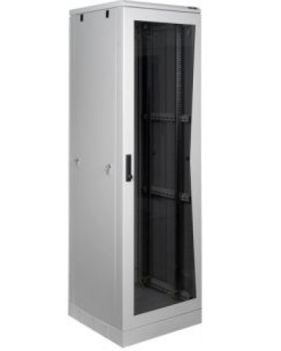 Комплект дверей передняя стеклянная задняя цельнометаллическая для шкафа серии TFL 33U TLK (TFL-4-3360-GM-GY) в Махачкале Аксессуары для стоек и шкафов Pintop.ru