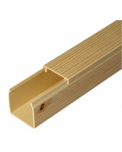 Кабель-канал сосна 2-й замок в п/э 25х25 (32 м/уп) Промрукав (PR03.0183) в Махачкале Кабель-канал Pintop.ru