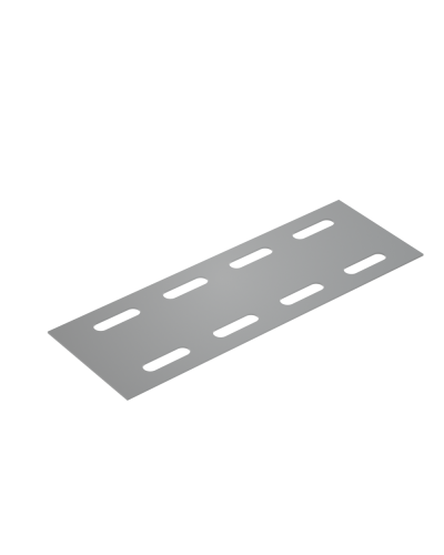 Усиливающая пластина на дно 400 мм ПЛЮС INOX304 КМ-Профиль (SP400plus INOX304) в Махачкале Аксессуары для лотков Pintop.ru
