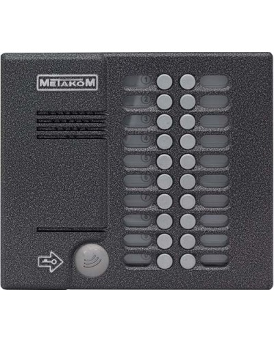 Блок вызова домофона Метаком MK20.2-MFEN в Махачкале Вызывные аудиопанели малоабонентные Pintop.ru